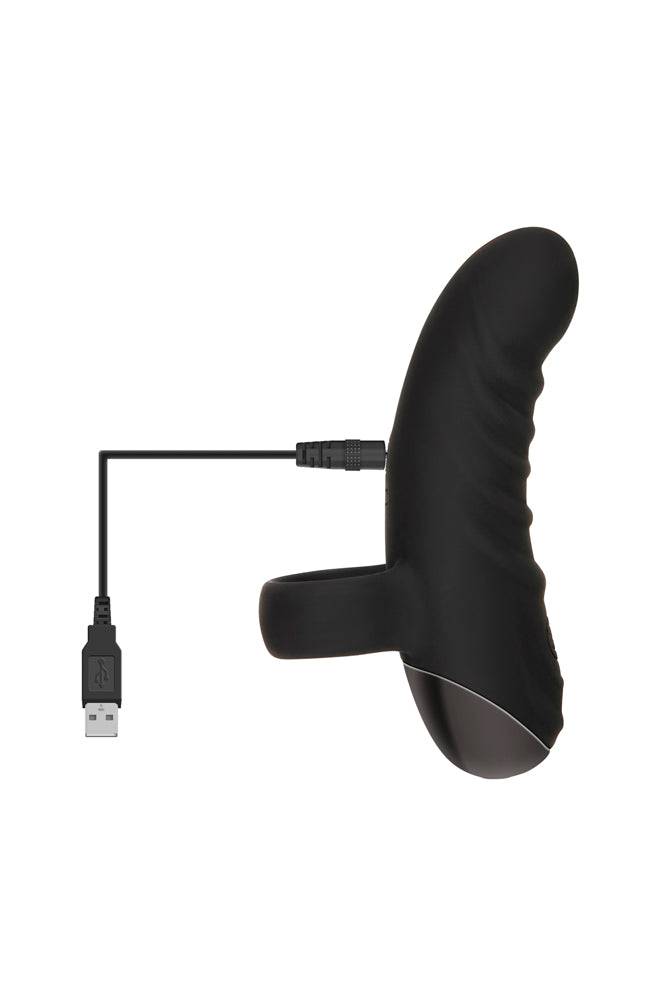 Evolved - Hooked On You  Finger Vibrator - Black - Stag Shop