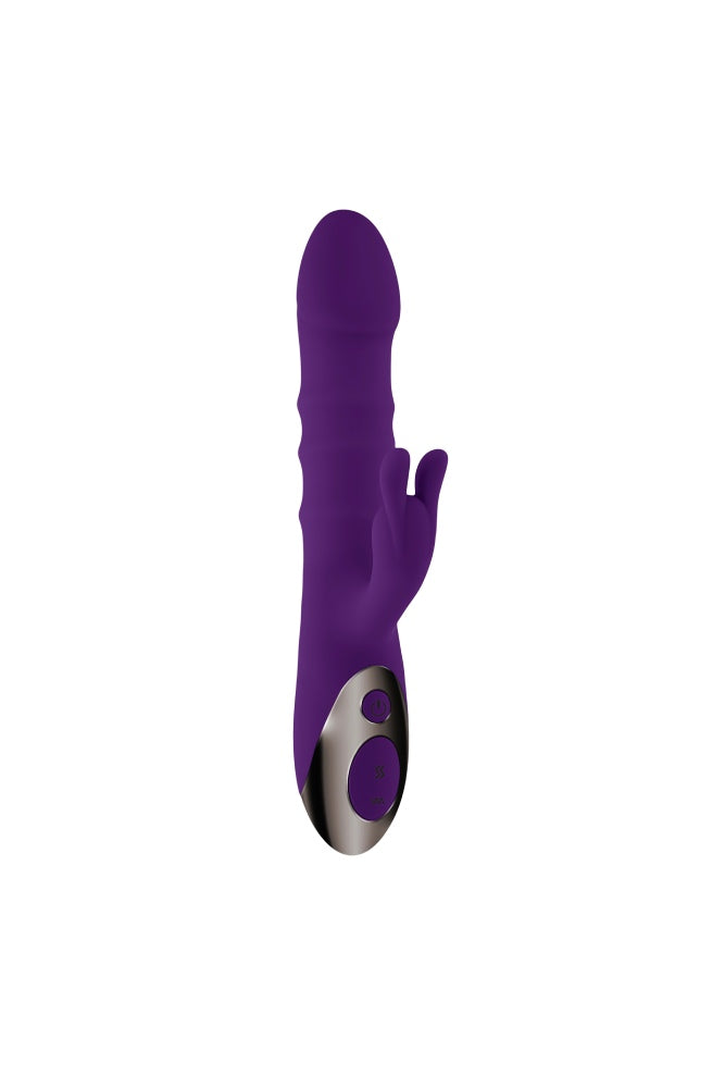 Playboy - Hop to It Rabbit Vibrataor - Purple - Stag Shop