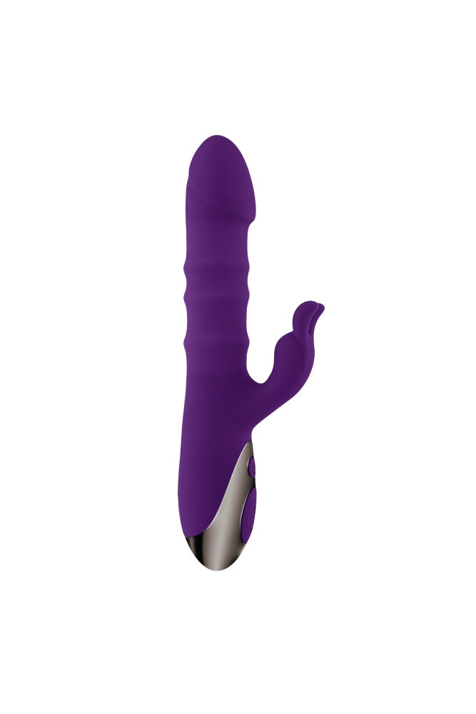 Playboy - Hop to It Rabbit Vibrataor - Purple - Stag Shop