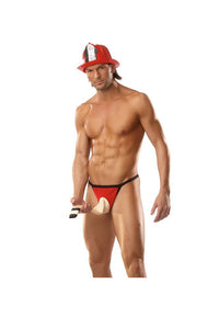 Thumbnail for Coquette - M6520 - Firefighter Costume - Red - Stag Shop