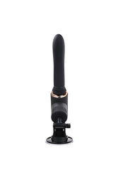 Evolved - Too Hot To Handle Thrusting & Heating Mountable Vibrator - Black - Stag Shop