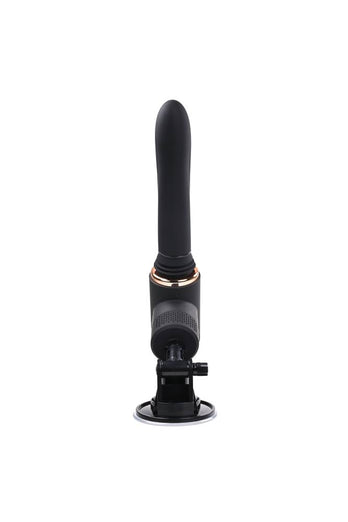 Evolved - Too Hot To Handle Thrusting & Heating Mountable Vibrator - Black - Stag Shop