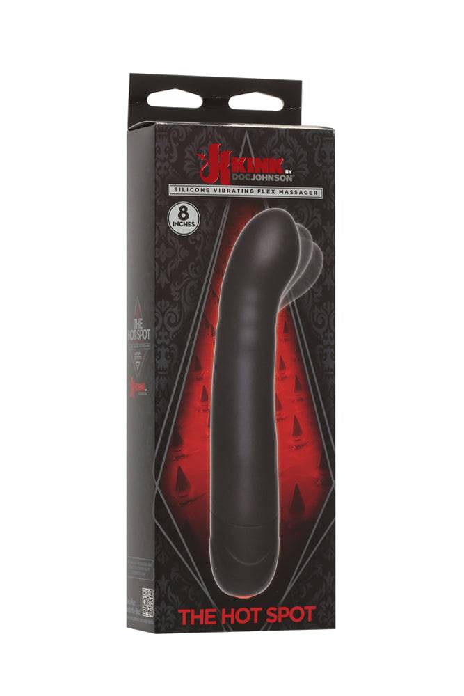 Kink By Doc Johnson - The Hot Spot Prostate Massager - Black - Stag Shop