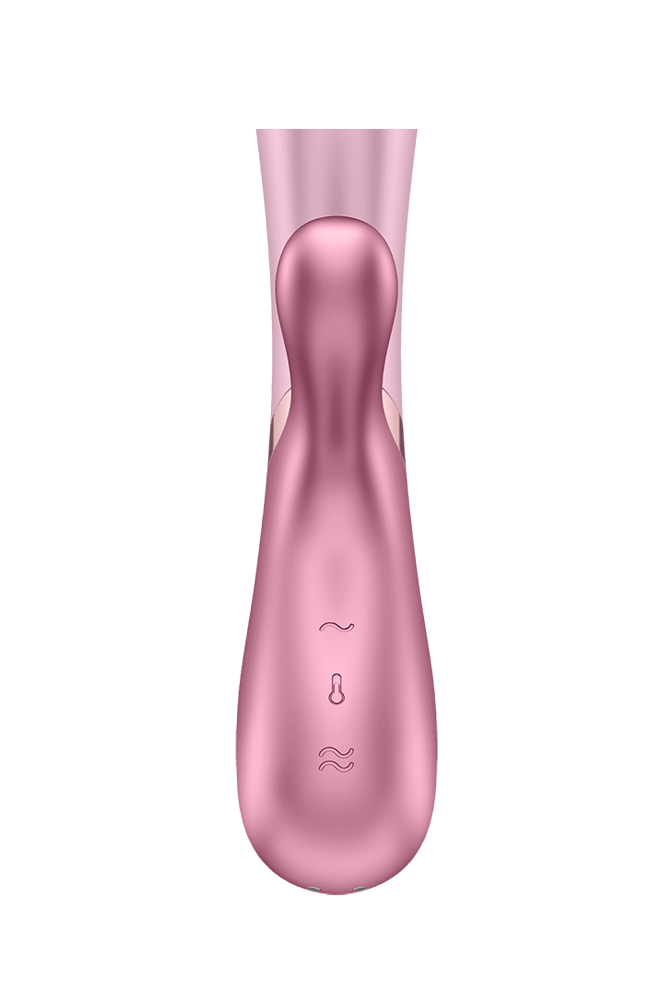Satisfyer - Hot Lover Dual Bluetooth & Heating Vibrator - Pink - Stag Shop