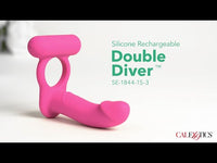 Cal Exotics - Couples Enhancer - Silicone Rechargeable Double Diver - Pink