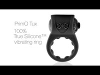 Screaming O - PrimO - Tux Silicone Vibrating Cock Ring - Black