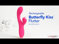 Cal Exotics - Rechargeable Butterfly Kiss Flutter Vibrator - Pink