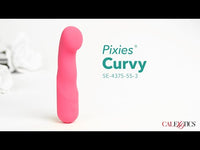 Cal Exotics - Liquid Silicone Pixies - Curvy Mini Vibe - Pink