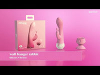 Pipedream - 3Some - Wall Banger Rabbit Vibrator - Pink