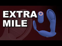 Zero Tolerance - Extra Mile Remote Controlled Prostate Massager & Cock Ring - Blue