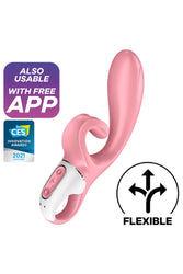 Satisfyer - Hug Me Rabbit Vibrator - Pink - Stag Shop