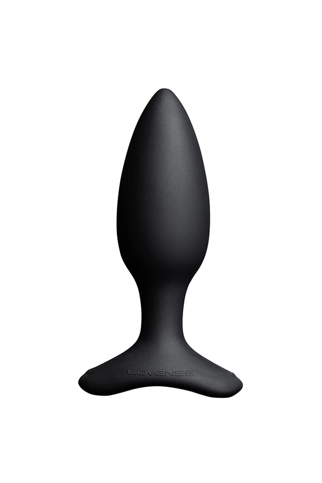 Lovense - Hush 2 Bluetooth Vibrating 1.5 Small Butt Plug - Black