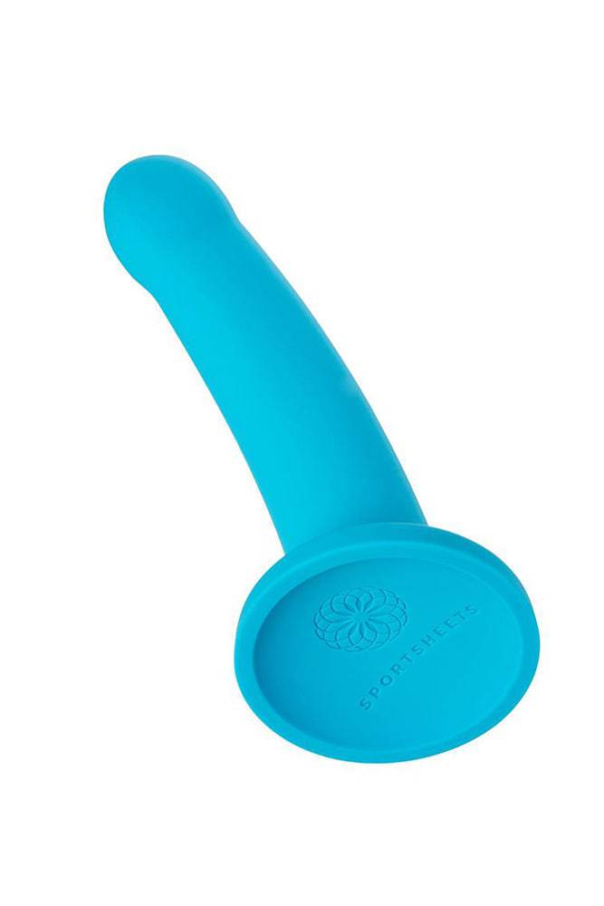 Sportsheets - Hux Silicone Dildo - Turquoise - Stag Shop