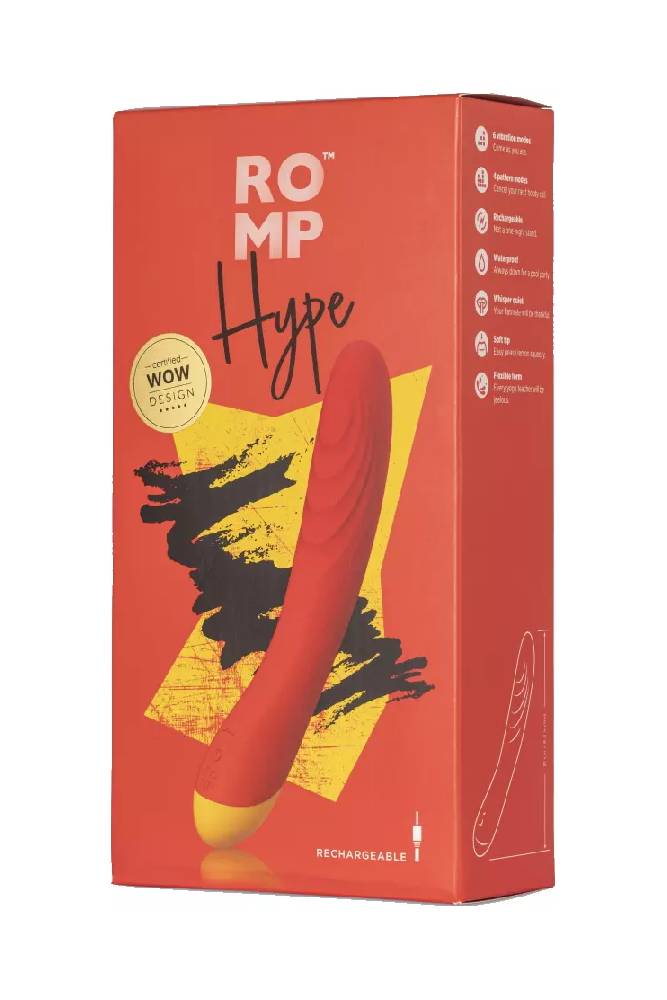 Romp - Hype G-Spot Vibrator - Red - Stag Shop