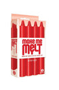 Icon Brands - Make Me Melt - Warm Drip Candles - Red - Stag Shop