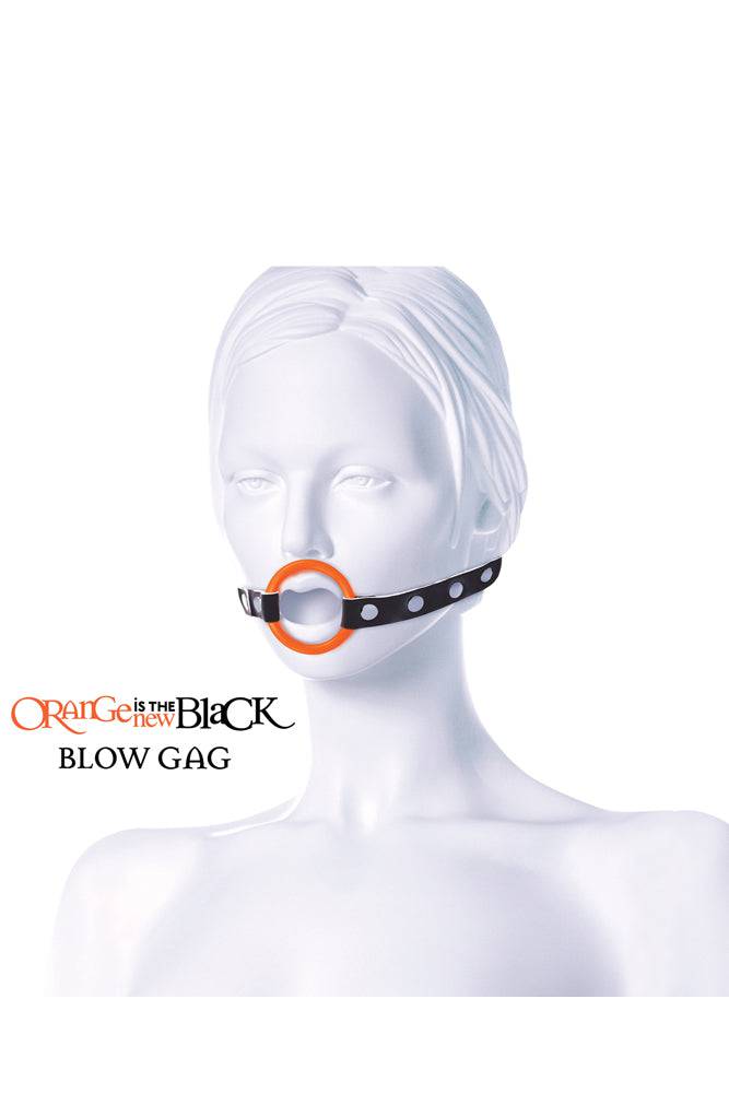 Icon Brands - Orange is the New Black - Open Mouth Blow Gag - Stag Shop
