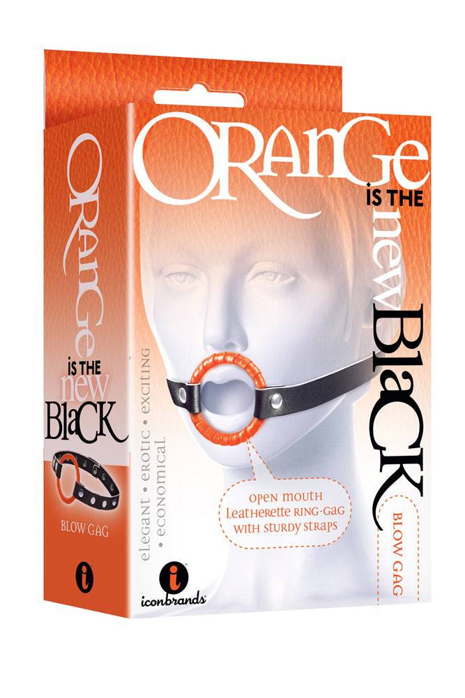 Icon Brands - Orange is the New Black - Open Mouth Blow Gag - Stag Shop