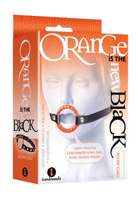 Thumbnail for Icon Brands - Orange is the New Black - Open Mouth Blow Gag - Stag Shop