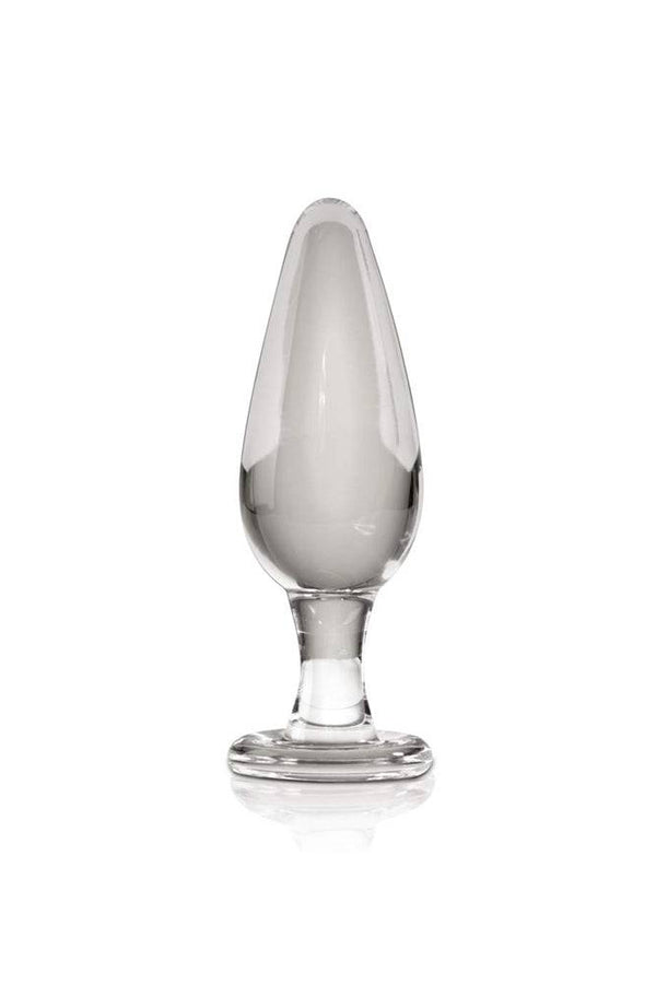 Pipedream - Icicles - No. 26 - Tapered Glass Butt Plug - Clear - Stag Shop