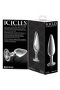 Pipedream - Icicles - No. 26 - Tapered Glass Butt Plug - Clear - Stag Shop