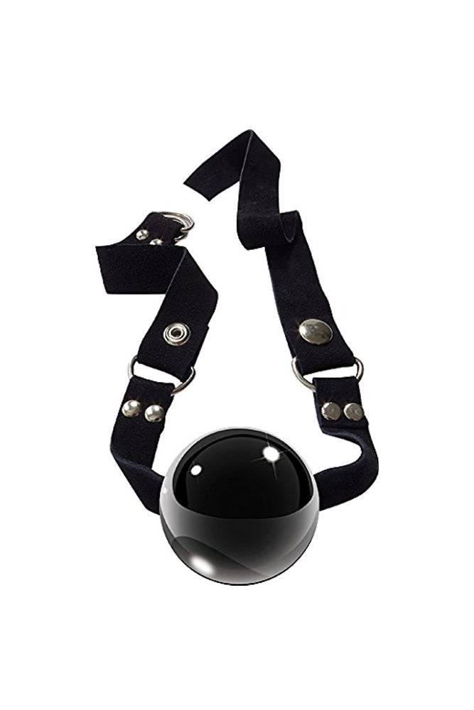 Pipedream - Icicles - No. 65 - Glass Ball Gag - Black - Stag Shop