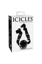 Pipedream - Icicles - No. 65 - Glass Ball Gag - Black - Stag Shop