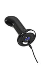 Pipedream - Icicles - No. 84 - Remote Control Vibrating Glass Butt Plug - Black - Stag Shop