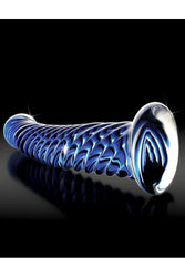 Pipedream - Icicles No. 29 Glass Dildo - Blue - Stag Shop