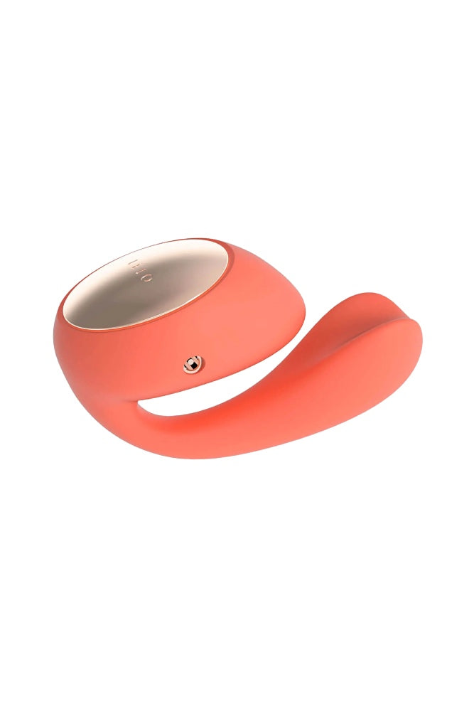 Lelo - Ida Wave App-Controlled Hands Free Dual Vibrator - Coral - Stag Shop