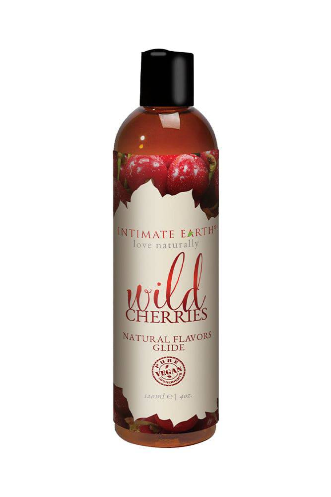 Intimate Earth - Nature Flavours Glides - Wild Cherries - 4oz - Stag Shop