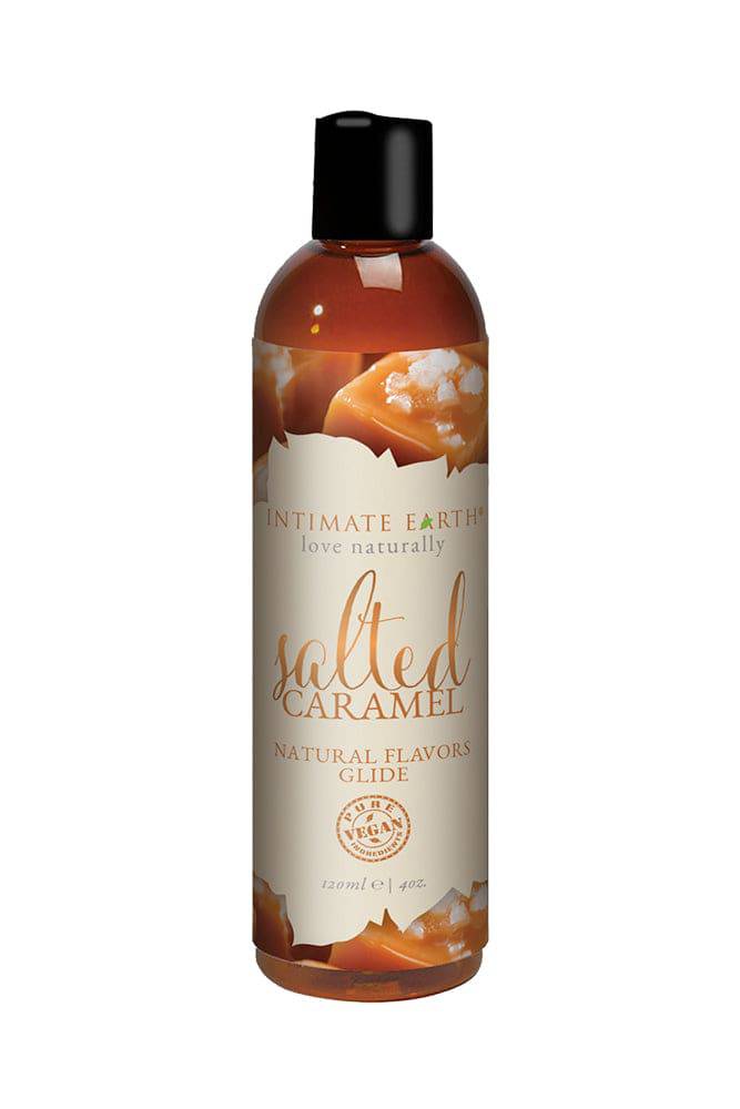 Intimate Earth - Nature Flavours Glides - Salted Caramel - 4oz - Stag Shop