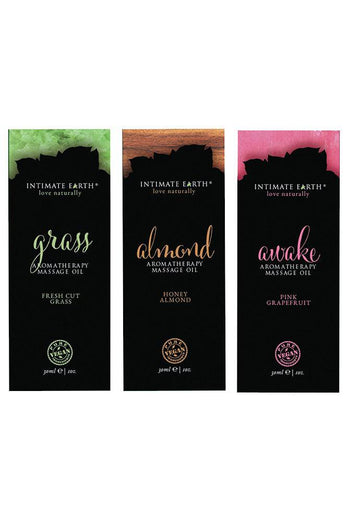 Intimate Earth - Aromatherapy Massage Oil - 30ml Foil Packet - Stag Shop