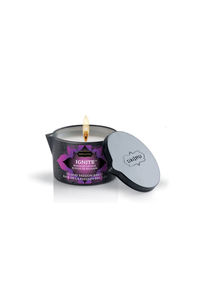 Kama Sutra - Massage Oil Candle - Island Passion Berry - Stag Shop