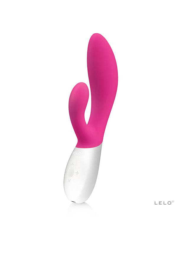 Lelo - Ina Wave Dual Action Vibrator - Cerise - Stag Shop