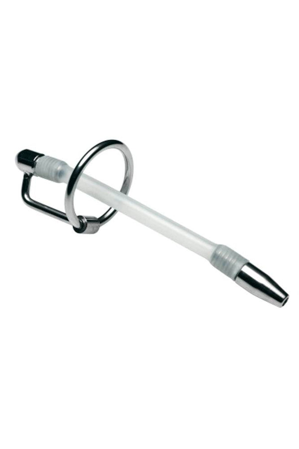 XR Brands - Master Series - Inertia Flexible Cum Thru Penis Plug - Stag Shop