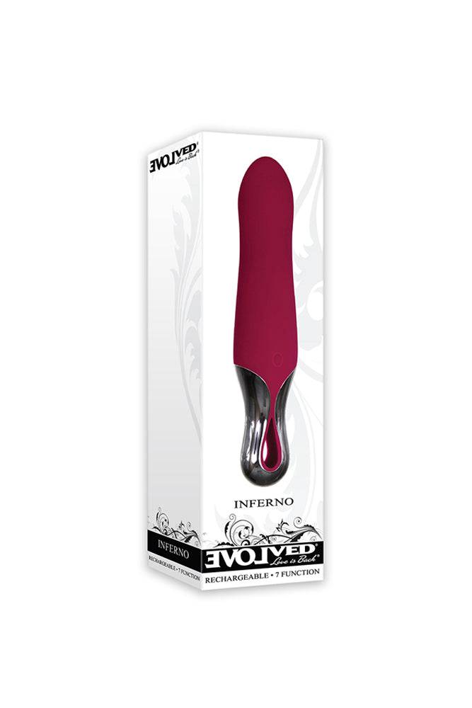Evolved - Inferno Bullet Vibrator - Burgundy - Stag Shop