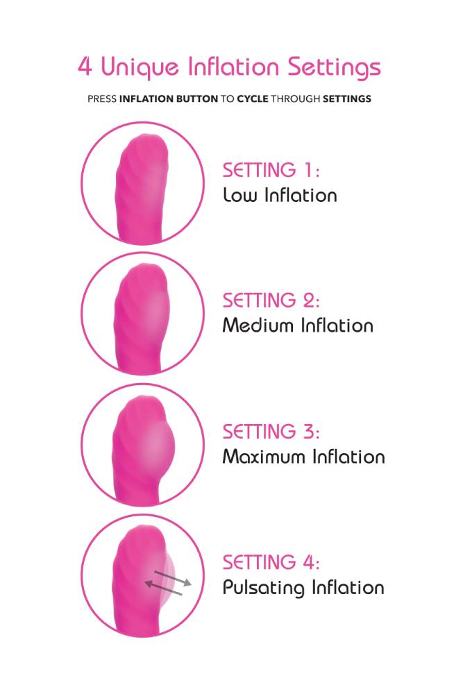 Cal Exotics - Insatiable G Inflatable - G Wand - Pink - Stag Shop