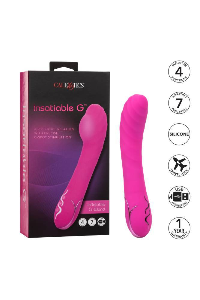 Cal Exotics - Insatiable G Inflatable - G Wand - Pink - Stag Shop