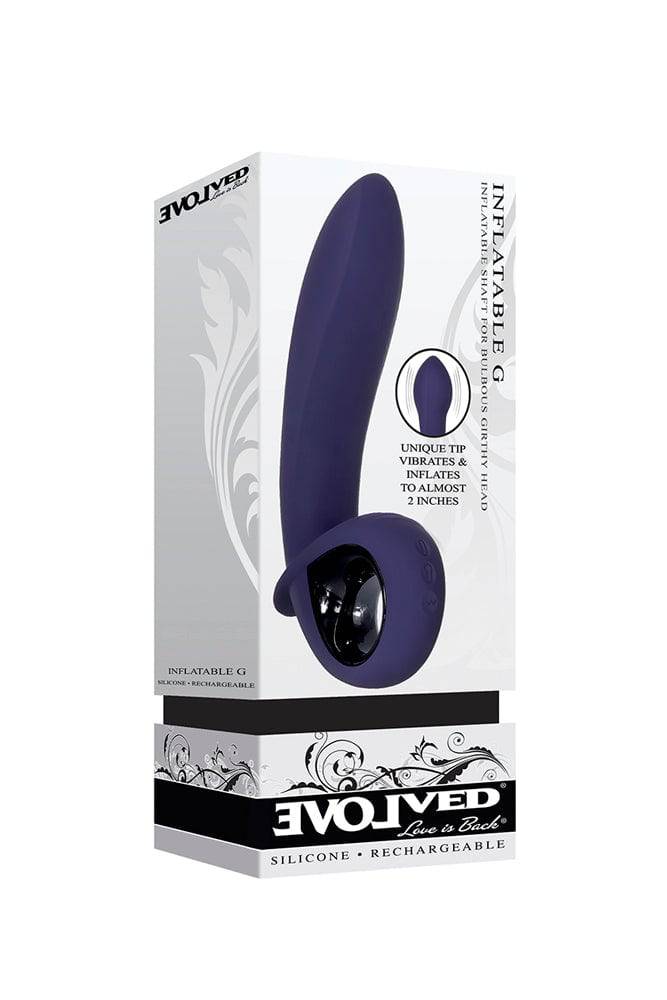 Evolved - Inflatable G Vibrator - Purple - Stag Shop