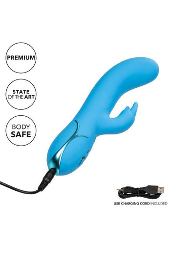 Cal Exotics - Insatiable G Inflatable -  G Bunny - Dual Vibrator - Blue - Stag Shop
