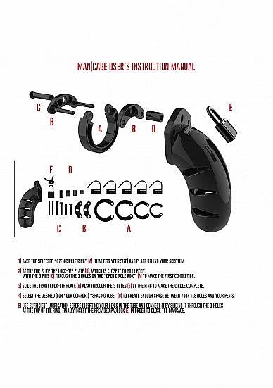 ManCage by Shots Toys - Model 05 Cock Cage - 5.5 Inches - Black - Stag Shop