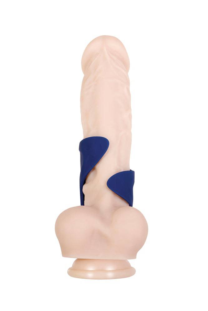 Evolved - Gender X - Ins & Outs Dildo & Stroker Set - Blue - Stag Shop