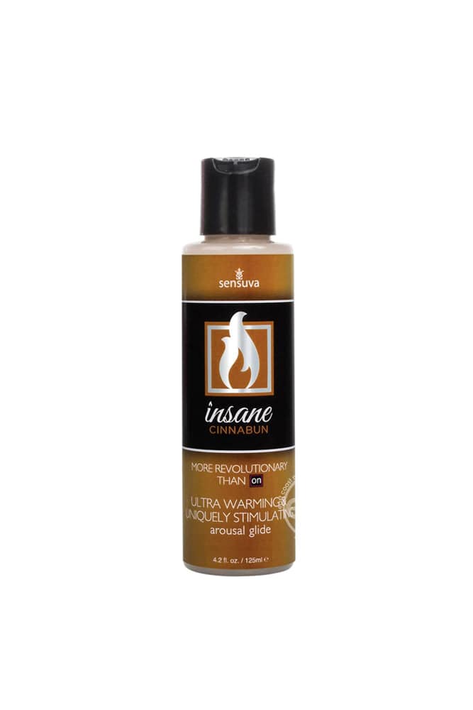 Sensuva - Insane Flavoured Arousal Glide - 4.2oz - Cinnamon Bun - Stag Shop