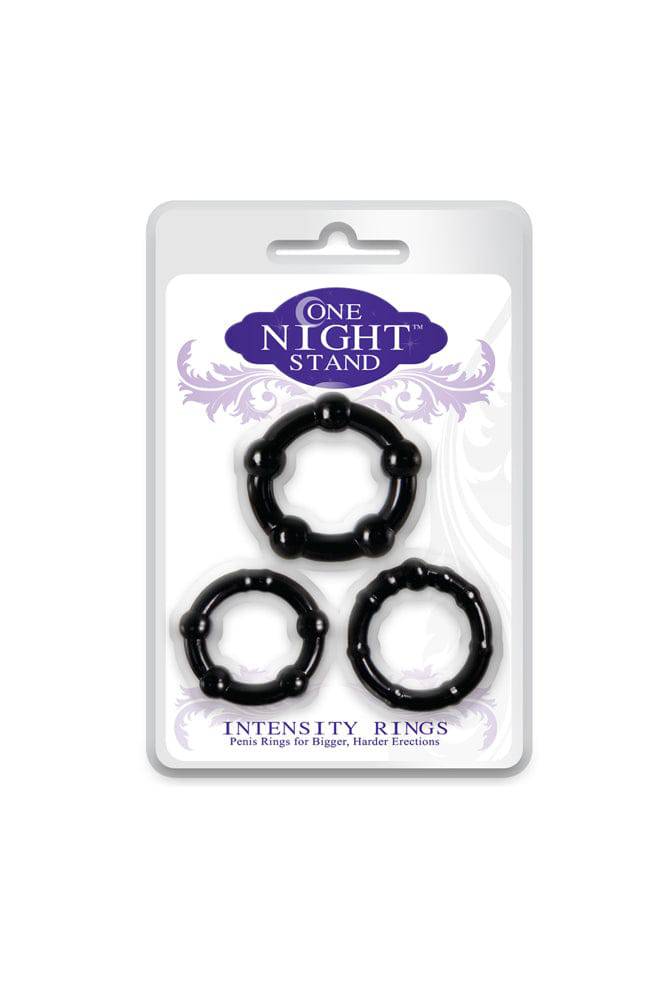 Evolved - One Night Stand - Intensity Cock Ring Set - Black - Stag Shop