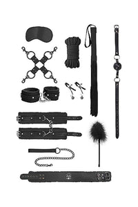 Thumbnail for Ouch by Shots Toys - Intermediate Bondage Kit - Black - Stag Shop