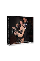 Ouch by Shots Toys - Intermediate Bondage Kit - Black - Stag Shop