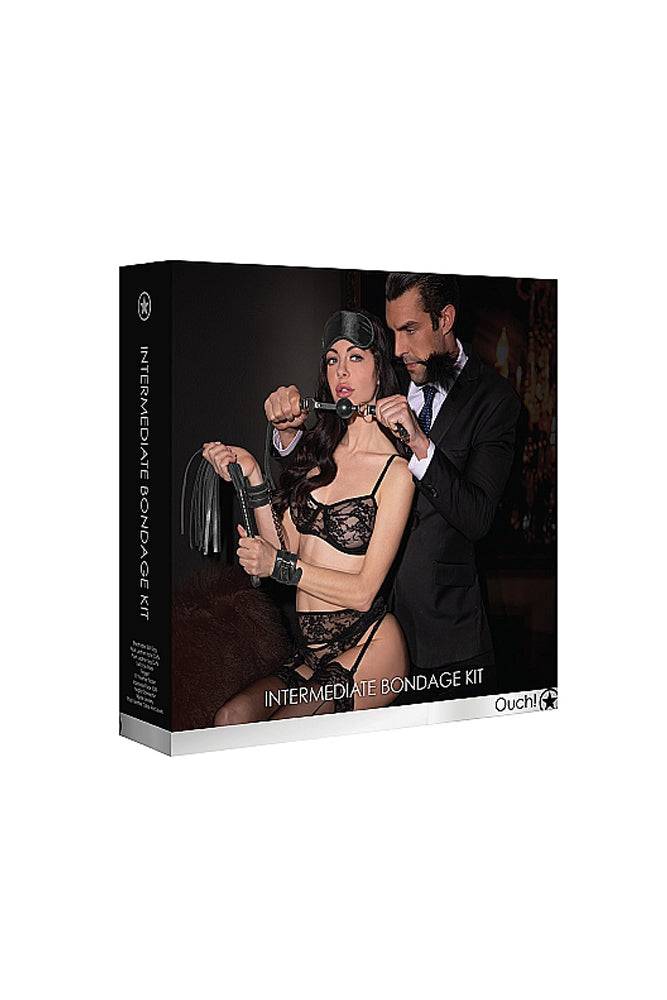 Ouch by Shots Toys - Intermediate Bondage Kit - Black - Stag Shop