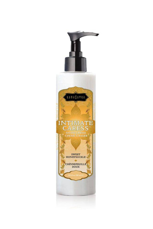 Kama Sutra - Intimate Caress Shave Creme - 8.5oz - Sweet Honeysuckle - Stag Shop