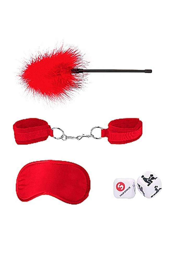 Ouch by Shots Toys - Introductory Bondage Kit 2 - Red - Stag Shop