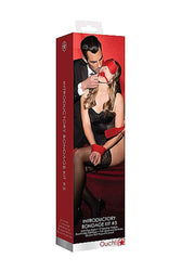 Ouch by Shots Toys - Introductory Bondage Kit 5 - Red - Stag Shop